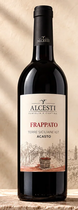 Bottiglia di Acasto Frappato
