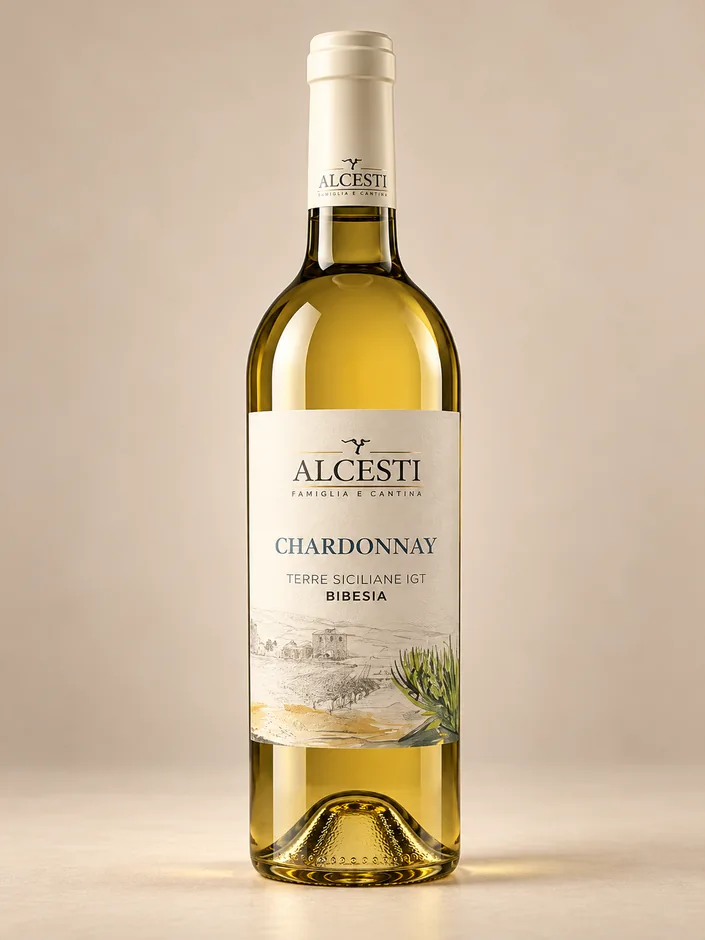 Bottiglia di Bibesia Chardonnay