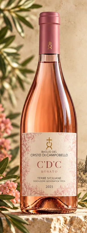 Bottiglia di C’D’C Rosato
