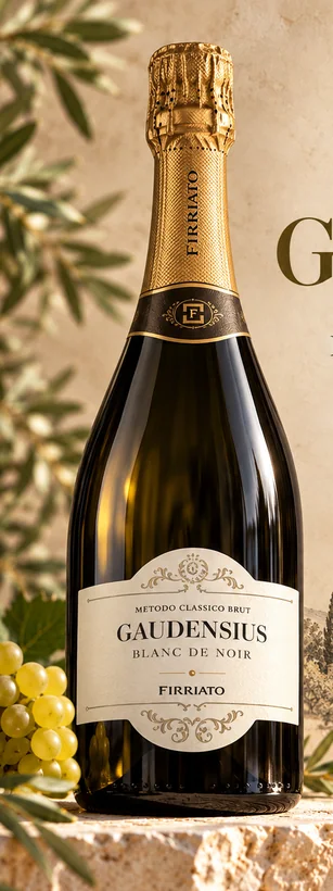 Bottiglia di Gaudensius Blanc de Noir