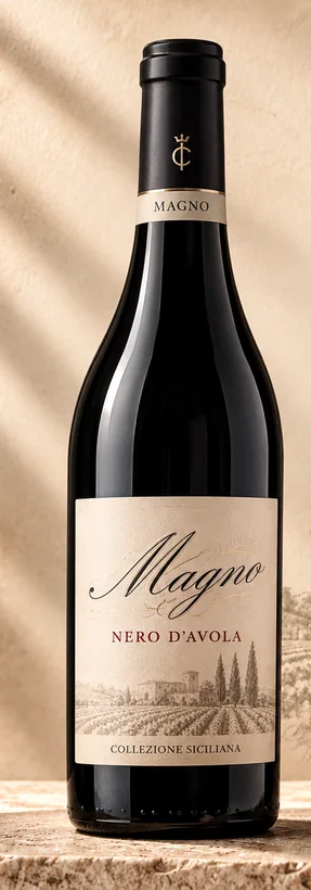 Bottiglia di Magno Nero d’Avola