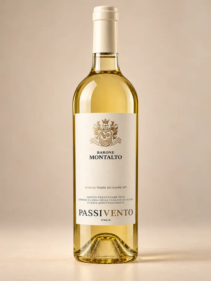 Bottiglia di Passivento Bianco