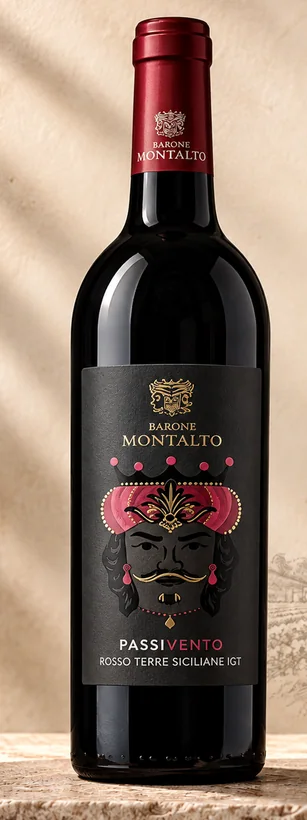 Bottiglia di Passivento Rosso