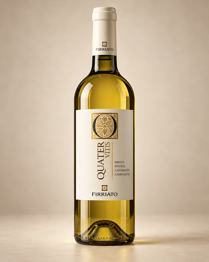 Bottiglia di Quater Vitis Bianco