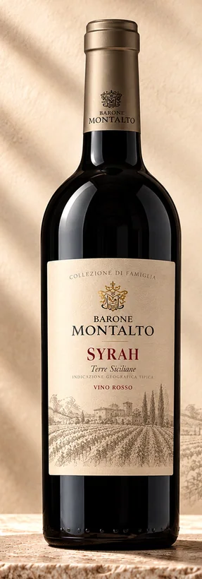 Bottiglia di Syrah Collezione di Famiglia